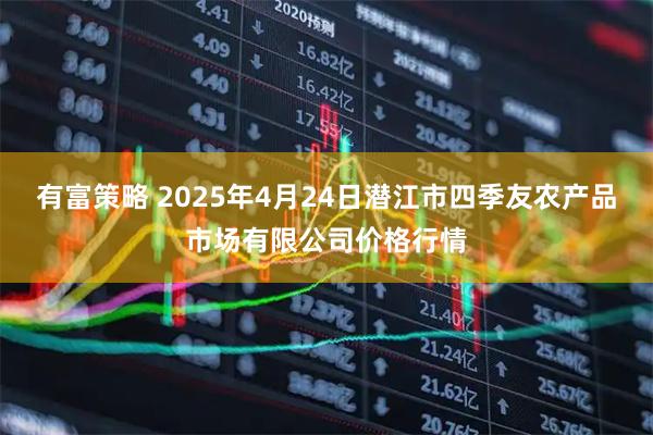 有富策略 2025年4月24日潜江市四季友农产品市场有限公司价格行情